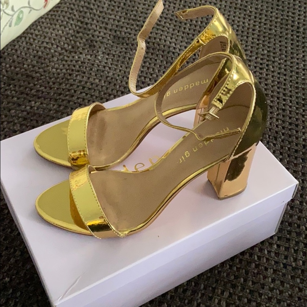Gold heels